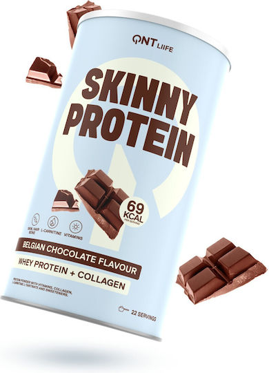 QNT Easy Body Skinny Protein Protein Molke mit Geschmack Belgische Schokolade 450gr
