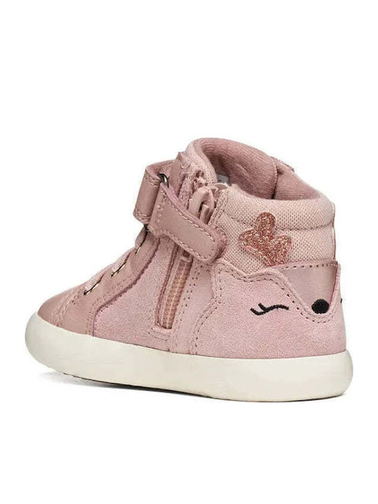 B Gisli Kinder Sneaker Hoch Anatomisch Rosa