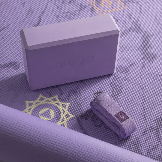 Myga Στρώμα Γυμναστικής Yoga Μωβ