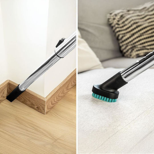 Cecotec Conga Powerbag 2000 Compact Plus Ηλεκτρική Σκούπα 800W με Σακούλα 2lt Γκρι