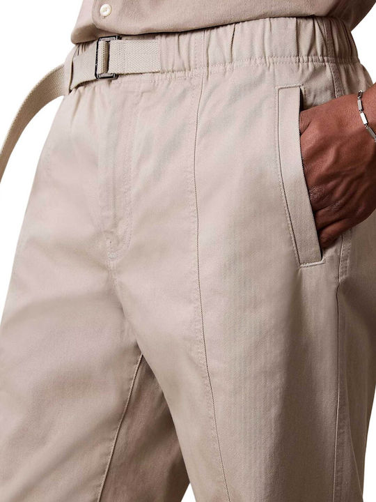 Παντελόνι σε Baggy Γραμμή Beige