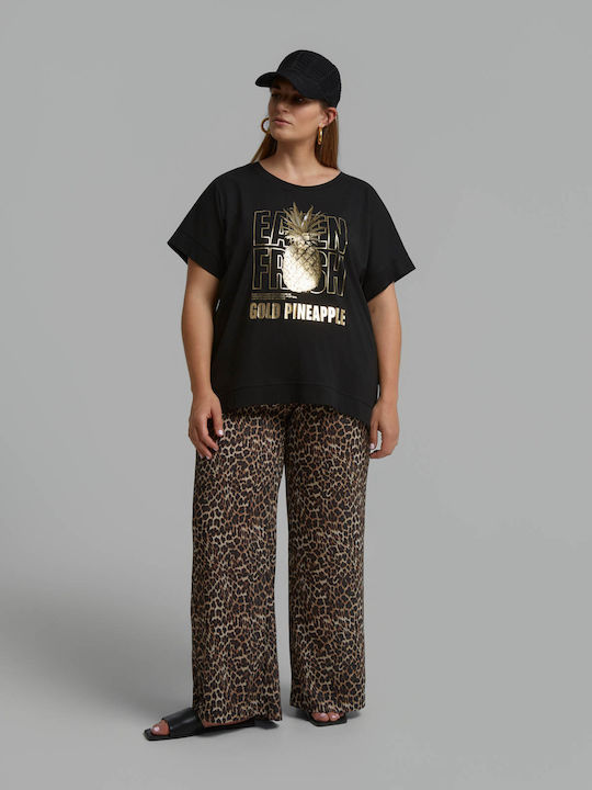 Bluza Damă Oversized Tricou Negru