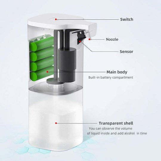 Desinfektionsspender Kunststoff mit Automatischem Dispenser