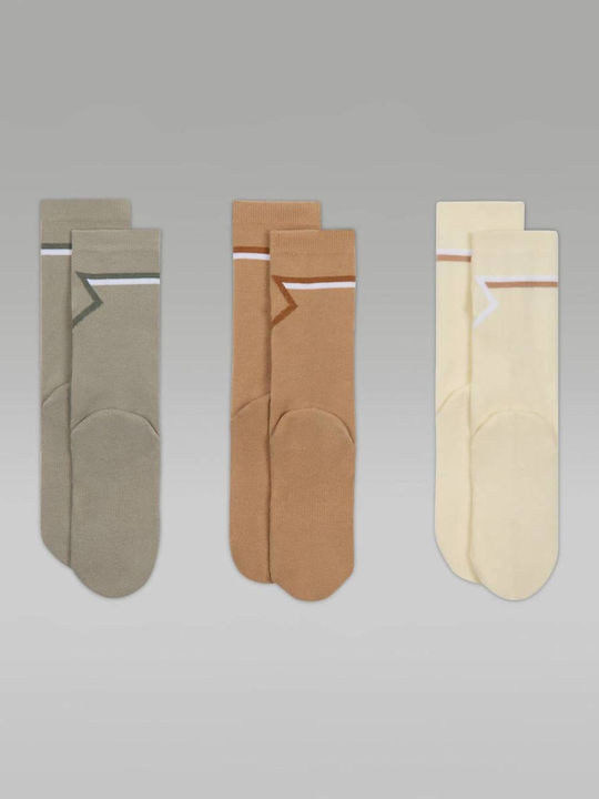 Nike Kids' Socks Jordan Diamond Coconut Milk 3 Pairs