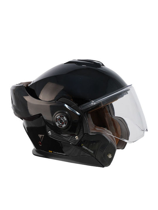 ByCity 180 Tech II Gloss Black Motorcycle Helmet Full Face ECE 22.06 1700gr