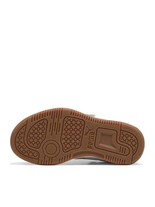 Rebound Kids Sneakers with Hoop & Loop Closure Multicolour