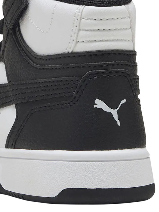 Rebound Kids Sneakers High with Hoop & Loop Closure Multicolour
