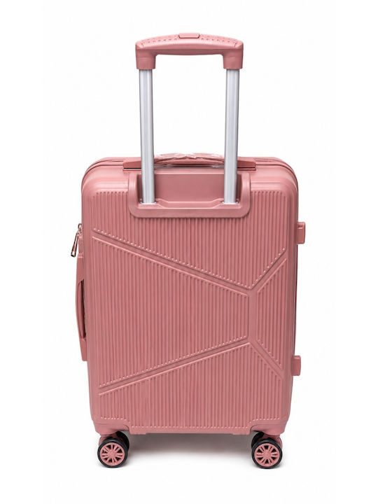 Felbags Cabin Hard Pink-Gold Suitcase 55cm Height