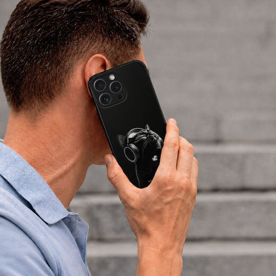 Калъф Sonique Men's Edition Honor 400 Pro 5g Audio Kitten Черен