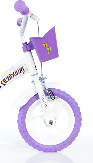 Dino Bikes Unicorn Academy 12" Bicicletă Copii BMX Multicoloră