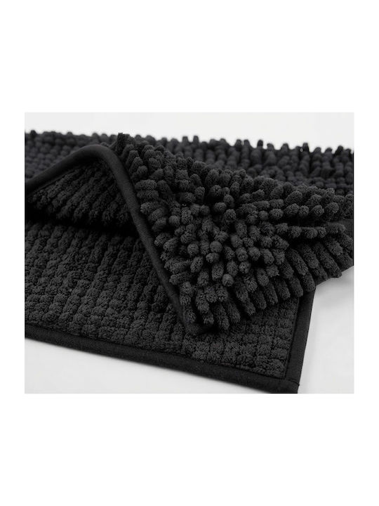 Antiderapant Covor De Baie Bubble Walk Negru 60x90cm