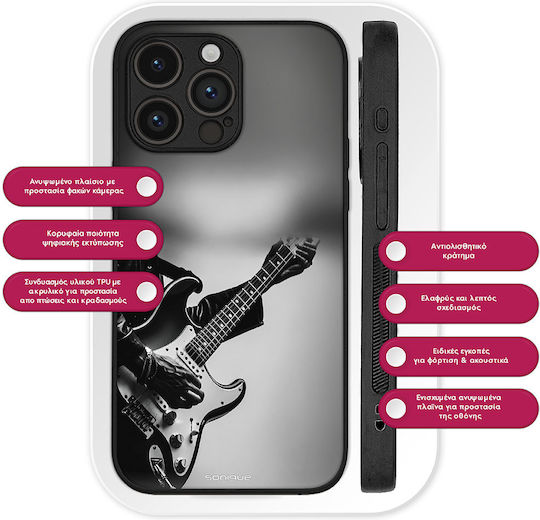 Husă Sonique Men's Edition Honor Magic8 Pro 5g Rock Guitar