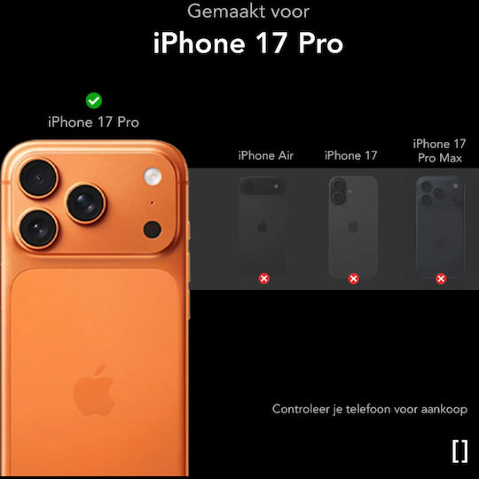 Nekit Задна Корица Пластмасова 1.2mm Прозрачна (iPhone 17 Pro)
