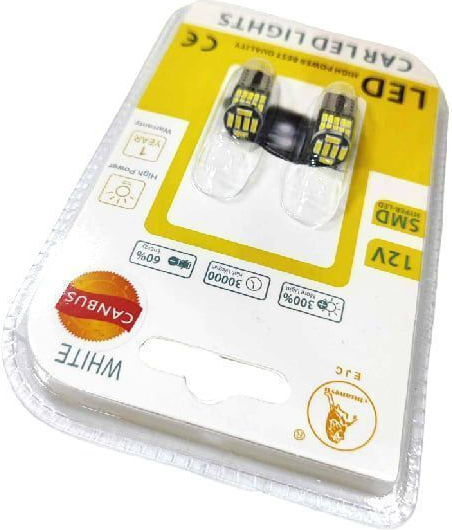 EJC Car Lamps T10 Canbus LED 12V 2 Pieces