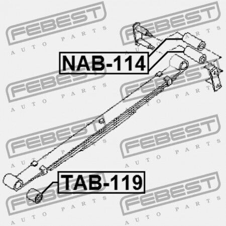 Febest Spring For Mitsubishi Pick-up Nissan NP300 PickUp