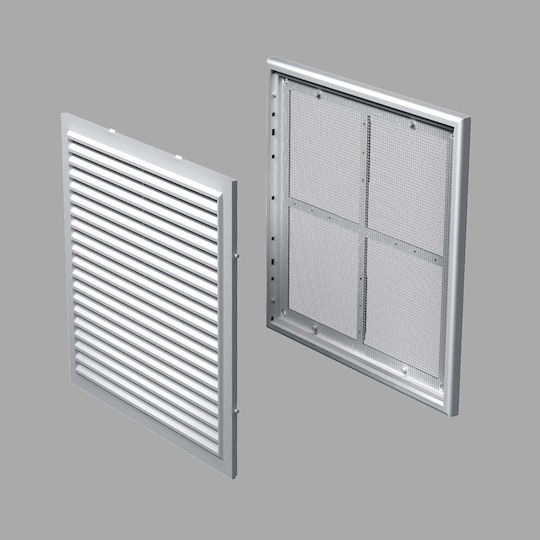 Vents Περσίδα Εξαερισμού 25x25cm Τετράγωνη