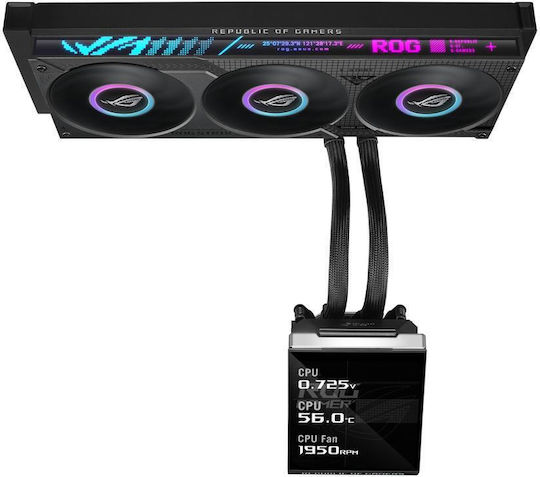 Asus ROG Strix SLC IV 360 AIO Водно Охлаждане За CPU С 3 Вентилатора 120mm И ARGB Осветление