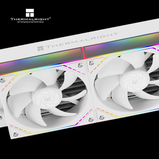 Thermalright Peerless Vision Υδρόψυξη AIO CPU με 2 Ανεμιστήρες 120mm και ARGB Φωτισμό Λευκή
