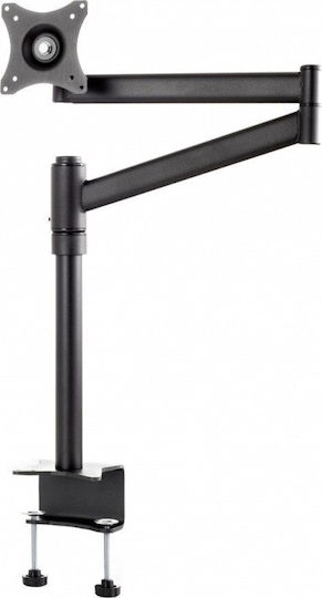 Edbak SV03 Ständer Auf dem Schreibtisch Bildschirm bis zu 27" mit Arm Weiß