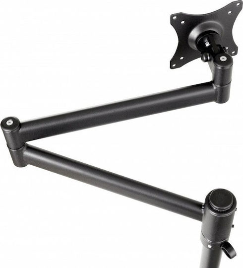 Edbak SV03 Ständer Auf dem Schreibtisch Bildschirm bis zu 27" mit Arm Weiß