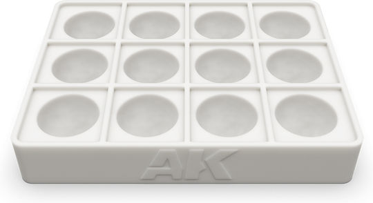 Ak Silicone Wells Palette Silicone Palette 12 Mixing Wells