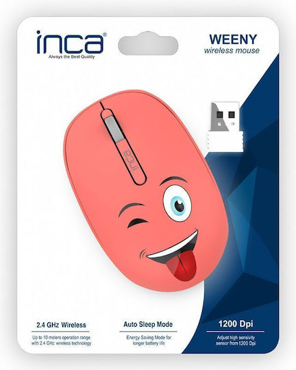Inca Weeny Mouse Wireless Roșu