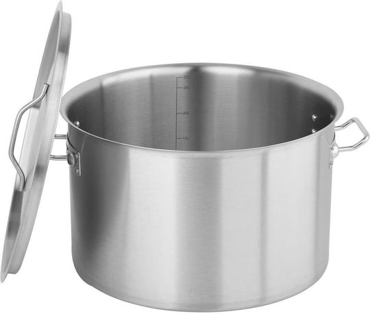 Yato Βαθιά Ανοξείδωτη Κατσαρόλα 27lt / 38cm
