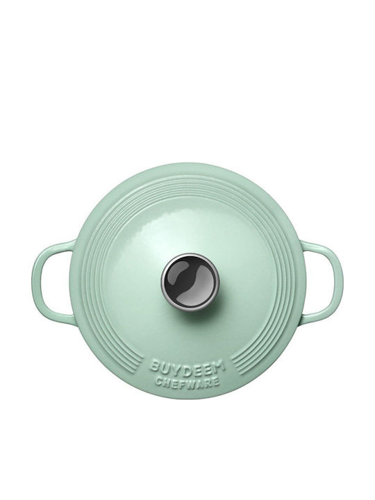 Buydeem Shallow Cast Iron Pot 2.9lt /
