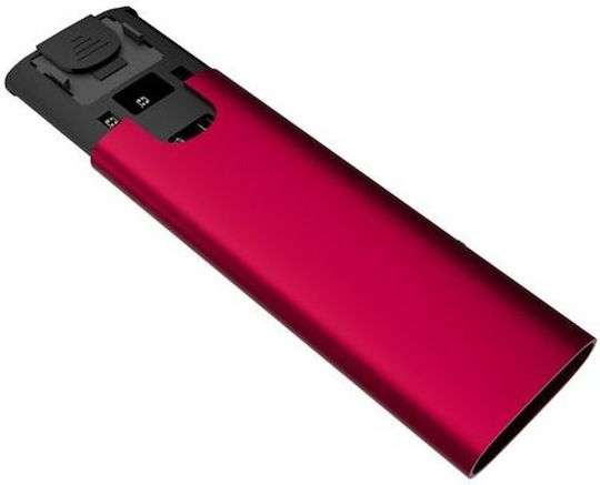 Natec Rhino Hard Drive Case for M.2 SATA III NVME with Type-C Connection in Red Colour