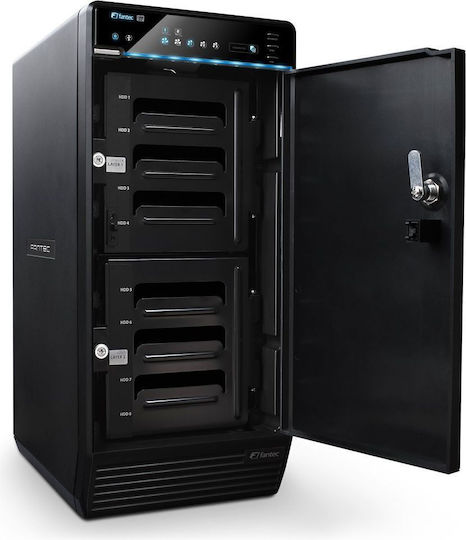Fantec QB-X8US3-6G Case for 8 Hard Drives 3.5" SATA III with Connection USB 3.0 / eSATA 1696