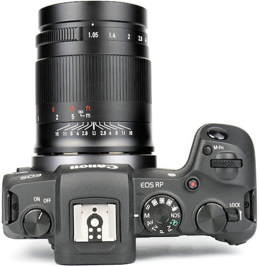 7artisans Voller Rahmen Kameraobjektiv Photoelectric 50mm f/1.05 Festbrennweite für Canon R Mount Black