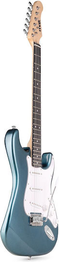 MAX Set Elektrische Gitarre Stratocaster Rot mit Tasche