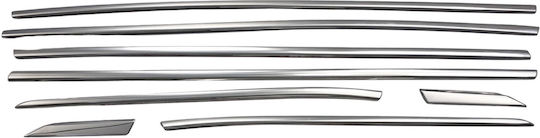 Stainless Steel Chrome Side Window Trim Strips Peugeot 3008 Suv 2016-2023