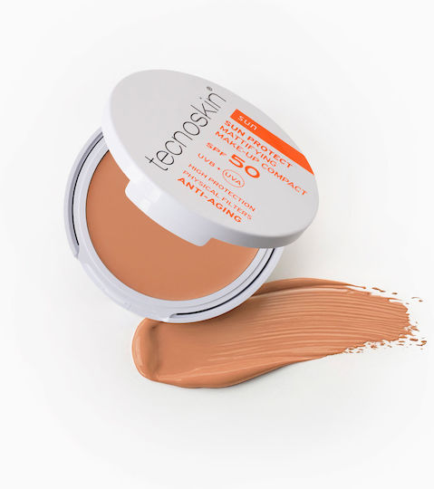Tecnoskin Sun Protect Wasserdichtes Gesichtssonnenschutz SPF50 mit Gefärbtem Licht 10gr