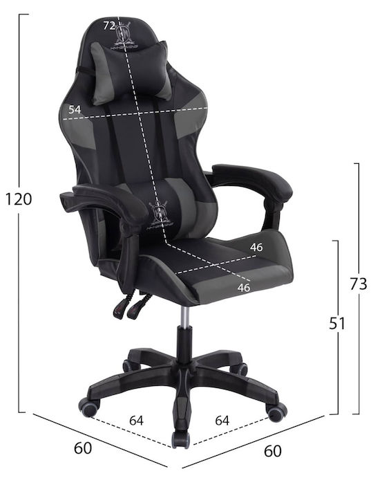 Freebox FB91203.10 Gaming Chair BLACK-GREY