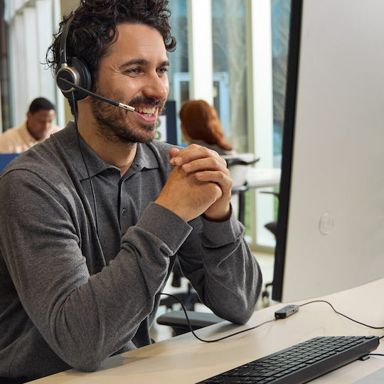 HP Poly Mission 615 On Ear Căști Multimedia cu Microfon și Conectivitate USB-A / USB-C