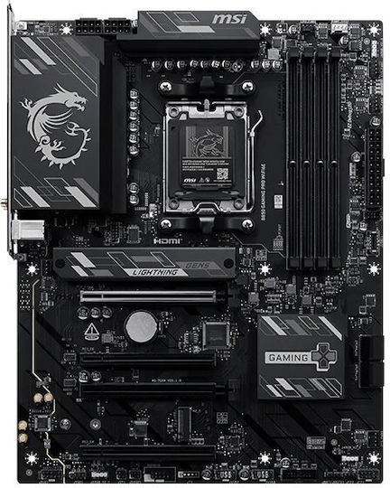 MSI B850 Gaming Pro WIFI6E Дънна платка ATX с AMD AM5 Сокет 7E89-001R