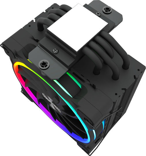 Alpenfoehn Dolomit Advanced Ψύκτρα Επεξεργαστή για Socket AM4/AM5/1200/115x/1700 με ARGB Φωτισμό Black Matt