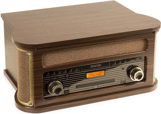 Fenton Memphis 102.187 Грамофон с Вградени говорители Кафяв