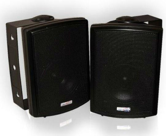 Dibeisi DBS 160W DM-Q5451 Ζεύγος Παθητικών Ηχείων PA 160W με Woofer 3.5" 14.5x11x20.5εκ. σε Черен Χρώμα