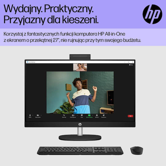 HP 27-cr0224nw 27" (Ryzen 7-7730U/16GB/512GB SSD/FHD/Fără Sistem De Operare)
