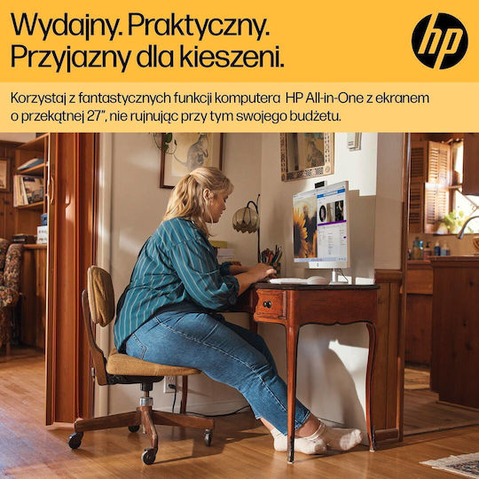 HP 27-cr0204nw 27" (Ryzen 7-7730U/16GB/512GB SSD/FHD/No OS)