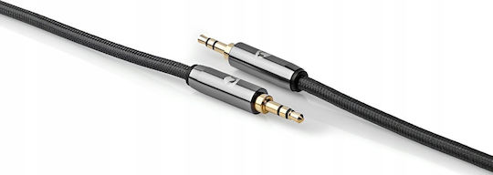 Nedis Profigold Stereo Audio Cable 3.5mm Jack Plug 3.5mm Jack Plug Cotton Gray Box 2m