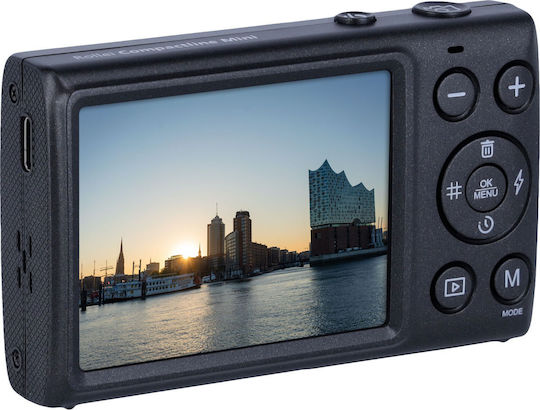 Rollei Compactline Mini Compact Φωτογραφική Μηχανή 64MP 4K UHD Μαύρη