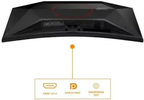 AOC C24G42FE VA Curved Gaming Monitor 23.6" FHD 1920x1080 180Hz