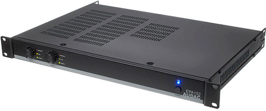 Audac EPA152 Commercial Power Amplifier 2 Channels 300W/8Ω 150W/100V Black