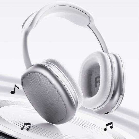 Rock O5 Kabellose Bluetooth Über Ohr Kopfhörer mit 36 Stunden Betriebszeit Silber