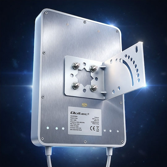 Qoltec 57064 External 5G Directional Antenna 16dBi with SMA Connection