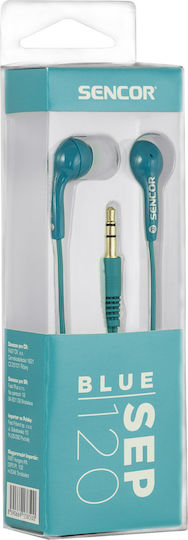 Sencor Ακουστικά Ψείρες In Ear SEP 120 Μπλε