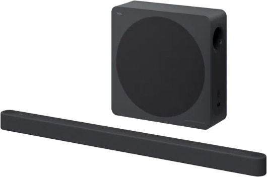TCL A65K Soundbar 3.1.2 HDMI με Ασύρματο Subwoofer και Τηλεχειριστήριο Γκρι